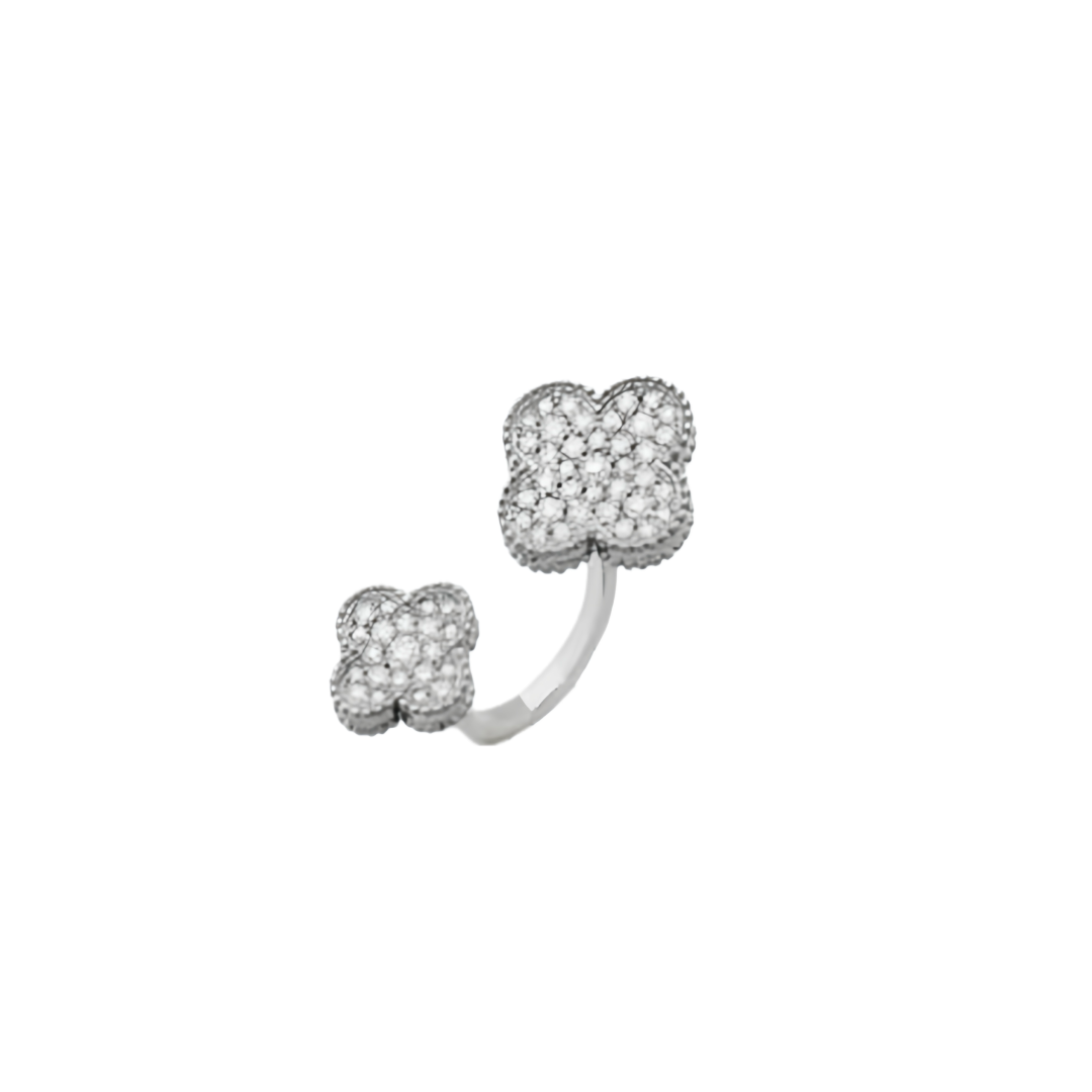 Van Cleef & Arpels Alhambra Diamond Ring